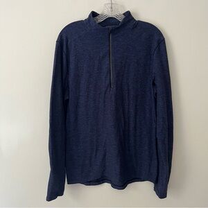 Lululemon Surge Warm 1/2 Zip Pullover Sweatshirt Reflective Blue Medium